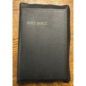 HOLY BIBLE w/ Helps / Pronouncing c.1940s NELSON KJV Methodist Publishing House